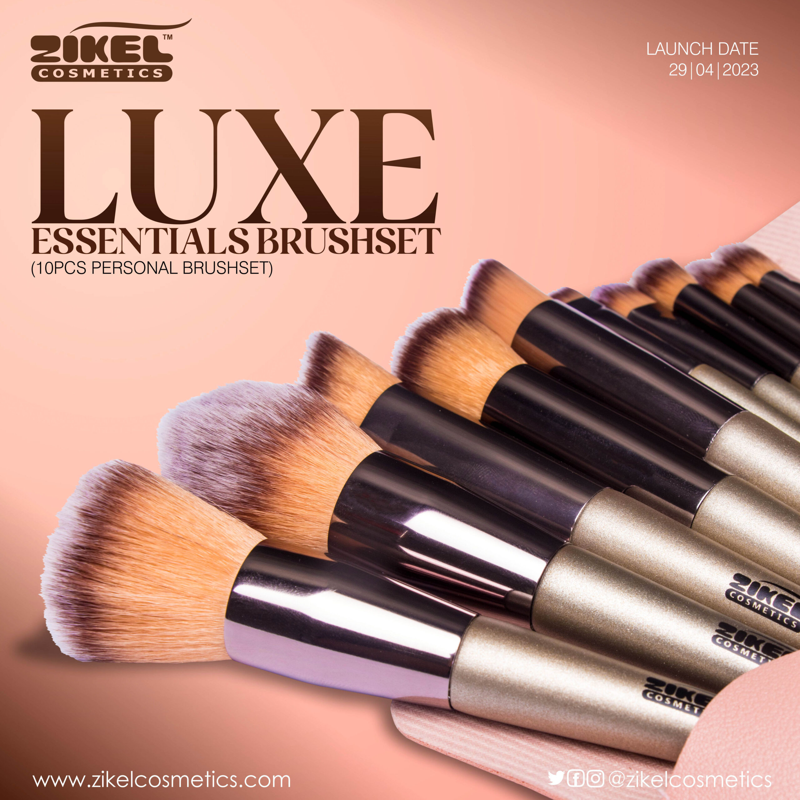 Zikel-LUXE ESSENTIALS BRUSHSET1